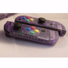 Load image into Gallery viewer, 1 Pair New For Nintendo Switch Custom Joycons White Joy Con Controllers NS Switch Joy Con L+R Joystick with ABXY Colored Buttons
