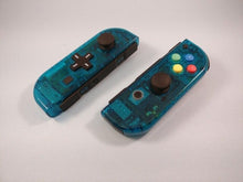 Load image into Gallery viewer, 1 Pair New For Nintendo Switch Custom Joycons White Joy Con Controllers NS Switch Joy Con L+R Joystick with ABXY Colored Buttons
