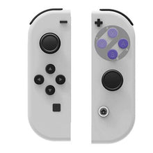Load image into Gallery viewer, 1 Pair New For Nintendo Switch Custom Joycons White Joy Con Controllers NS Switch Joy Con L+R Joystick with ABXY Colored Buttons
