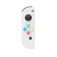 Load image into Gallery viewer, 1 Pair New For Nintendo Switch Custom Joycons White Joy Con Controllers NS Switch Joy Con L+R Joystick with ABXY Colored Buttons
