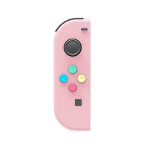 Load image into Gallery viewer, 1 Pair New For Nintendo Switch Custom Joycons White Joy Con Controllers NS Switch Joy Con L+R Joystick with ABXY Colored Buttons
