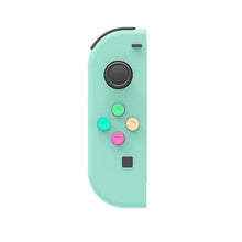 Load image into Gallery viewer, 1 Pair New For Nintendo Switch Custom Joycons White Joy Con Controllers NS Switch Joy Con L+R Joystick with ABXY Colored Buttons

