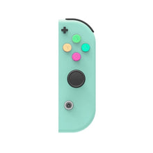 Load image into Gallery viewer, 1 Pair New For Nintendo Switch Custom Joycons White Joy Con Controllers NS Switch Joy Con L+R Joystick with ABXY Colored Buttons
