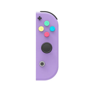 1 Pair New For Nintendo Switch Custom Joycons White Joy Con Controllers NS Switch Joy Con L+R Joystick with ABXY Colored Buttons