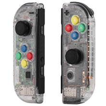 Load image into Gallery viewer, 1 Pair New For Nintendo Switch Custom Joycons White Joy Con Controllers NS Switch Joy Con L+R Joystick with ABXY Colored Buttons
